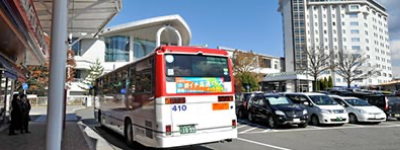 ホテルの目の前！