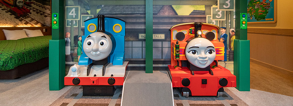 トーマスとニアとナップフォード駅のお部屋｜【公式】富士急ハイランド｜ハイランドリゾートホテル＆スパ