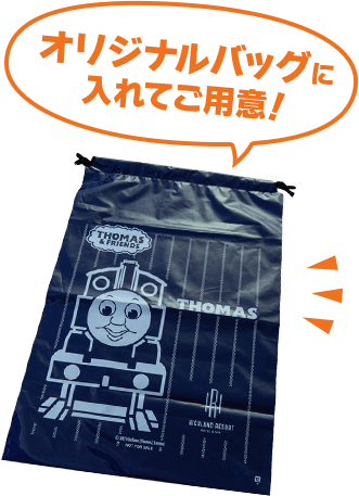 オリジナルバッグに入れてご用意！