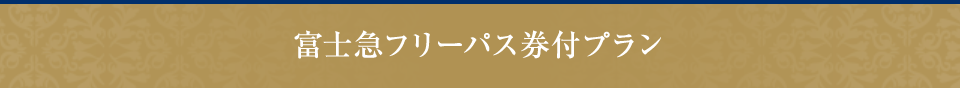 富士急フリーパス付きプラン